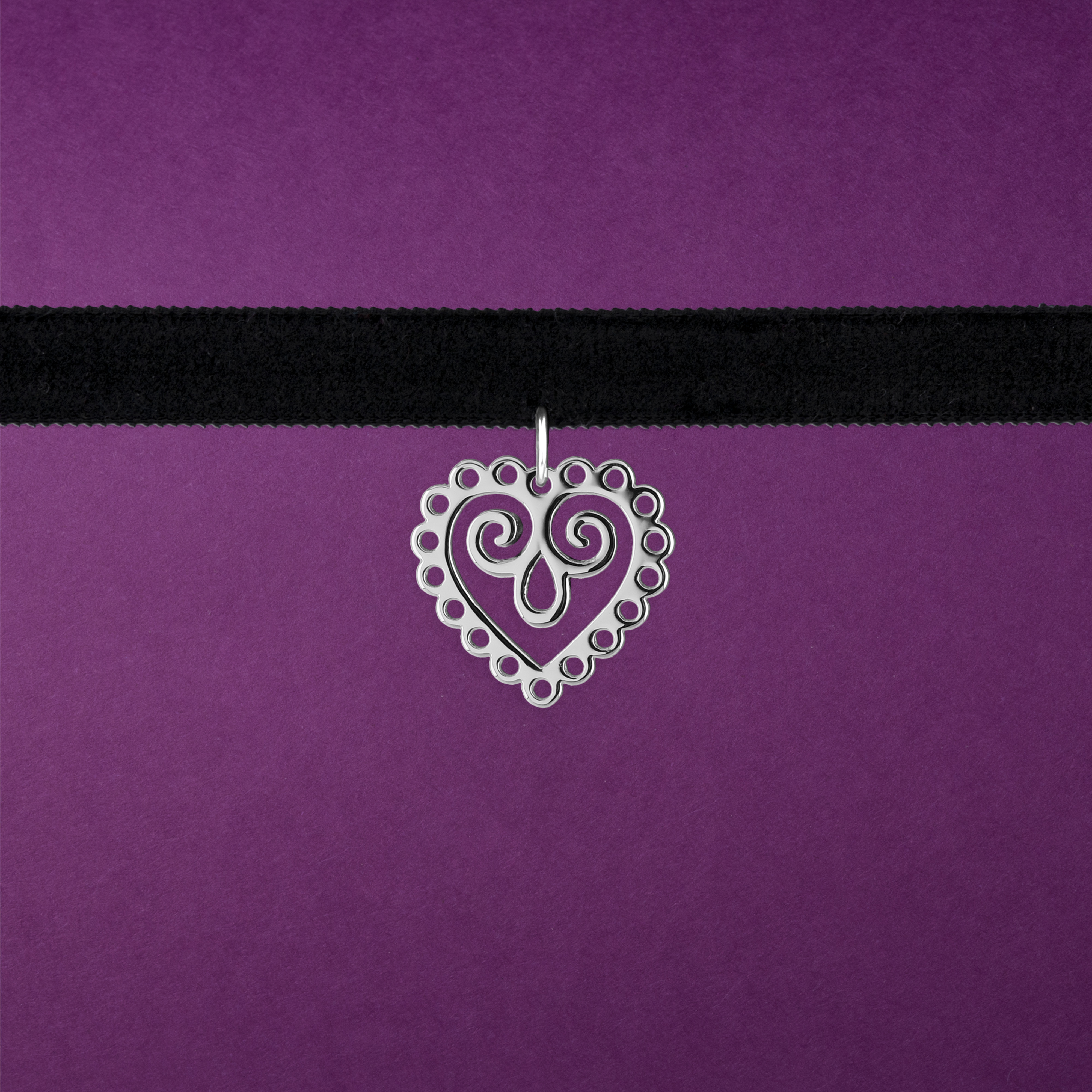 Náhrdelník choker FOLK srdiečko