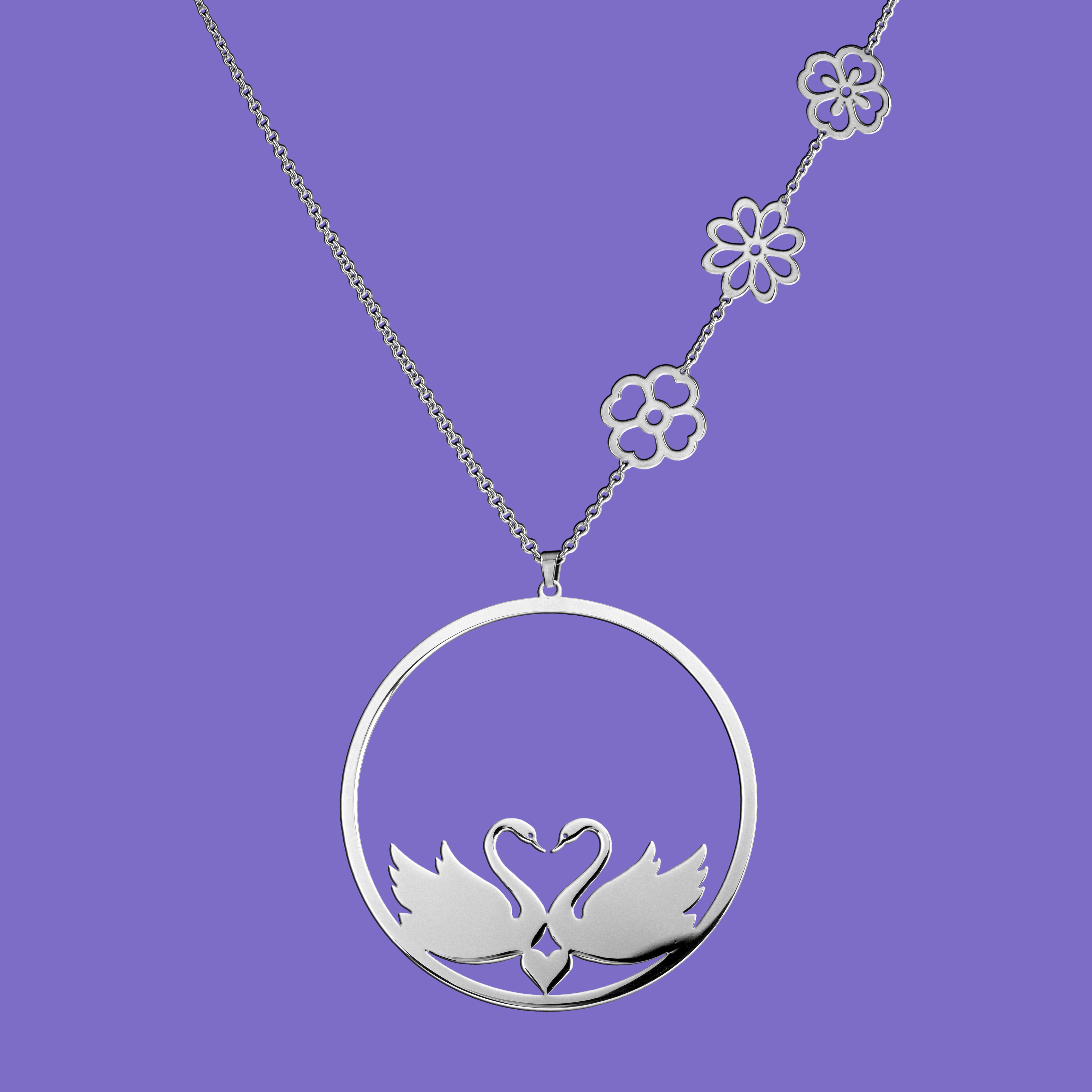 Prívesok labutí pár