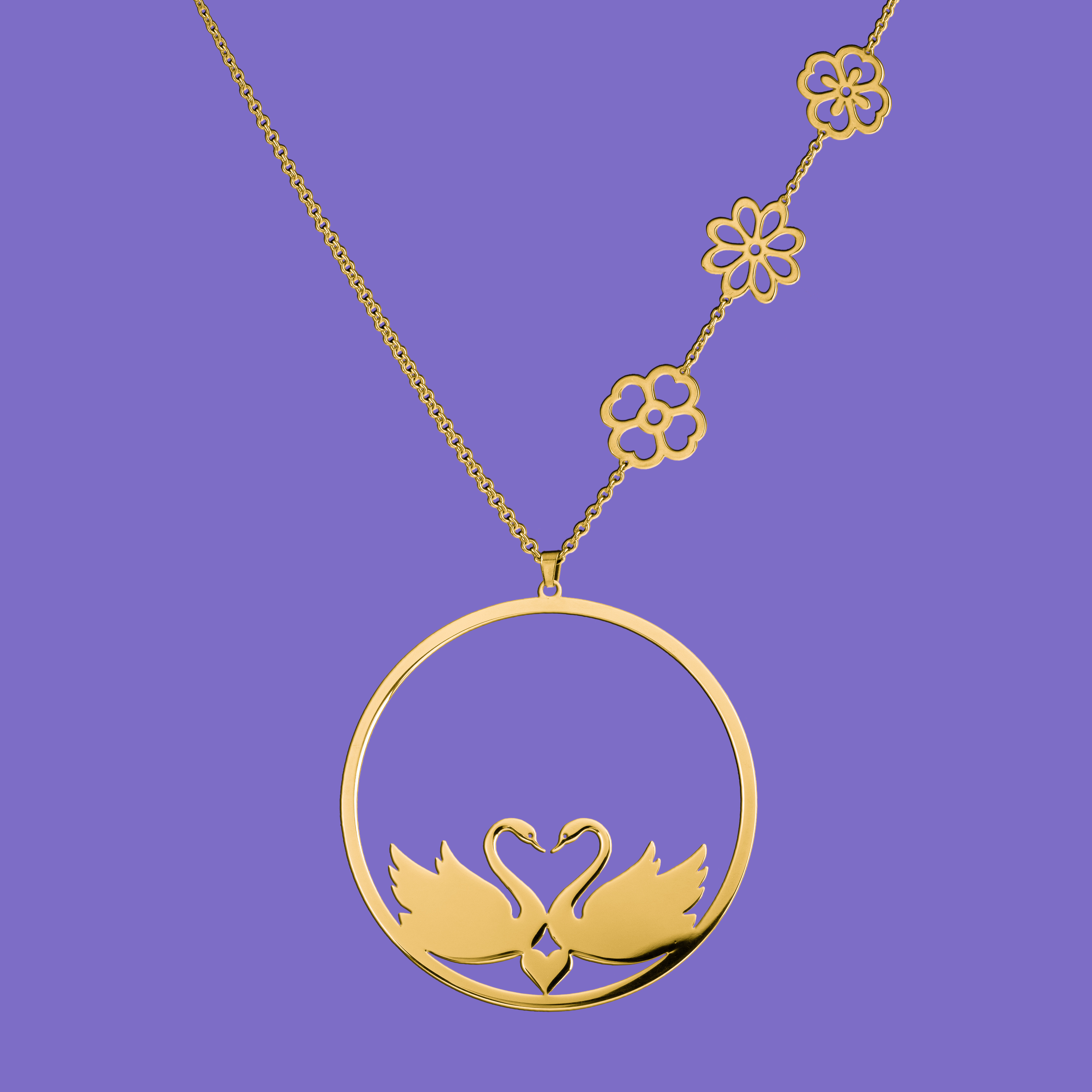 Prívesok labutí pár