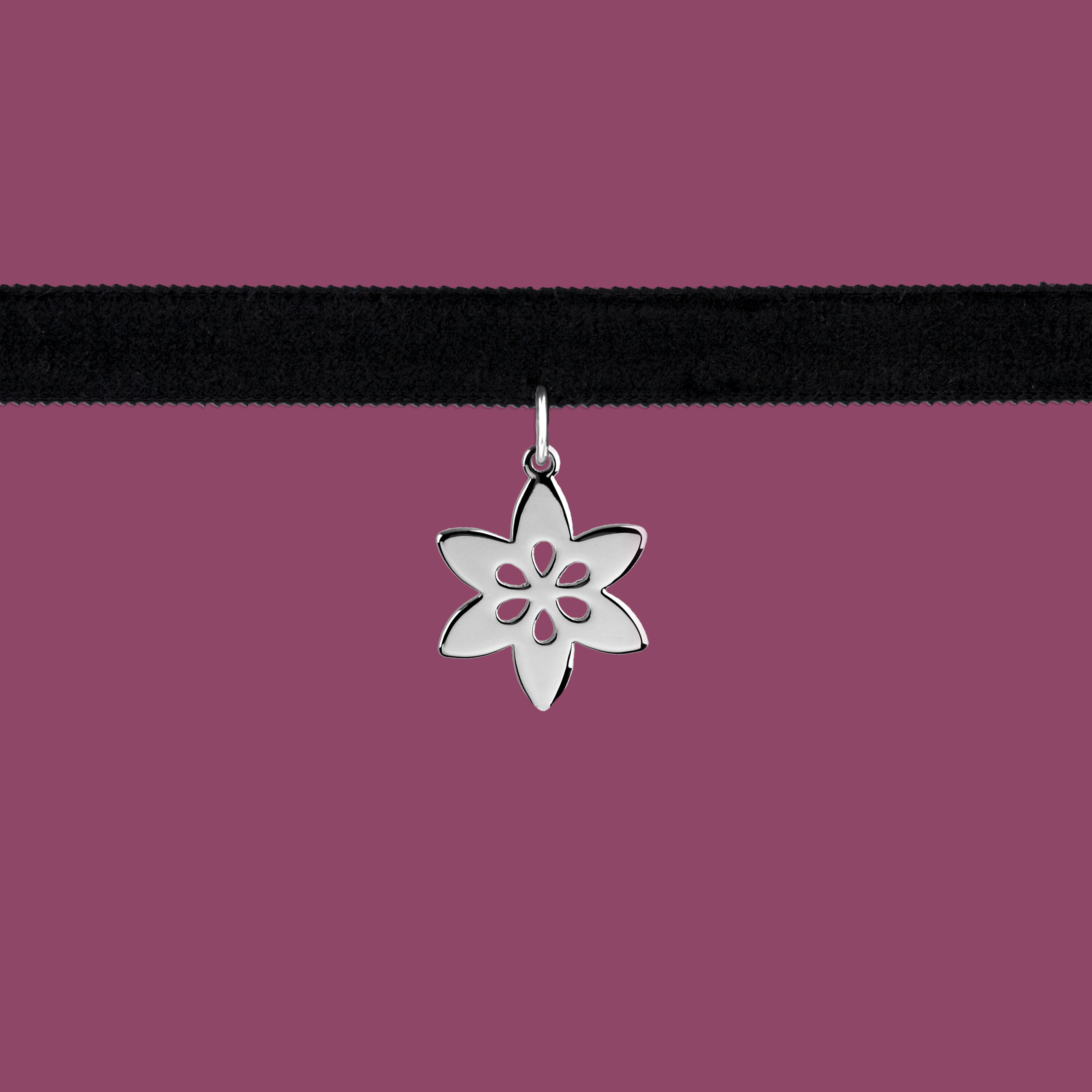 Náhrdelník choker klematis