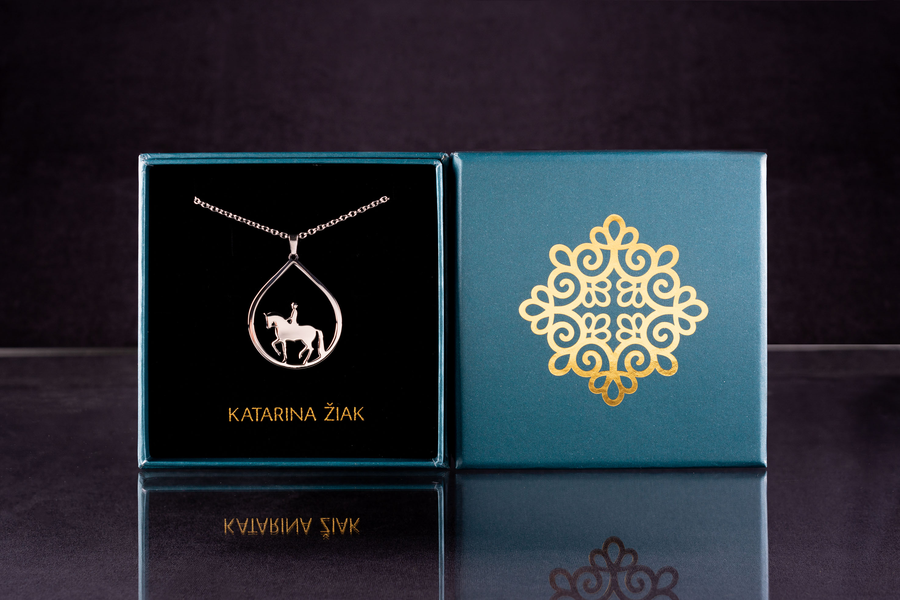 Prívesok jazdec slza