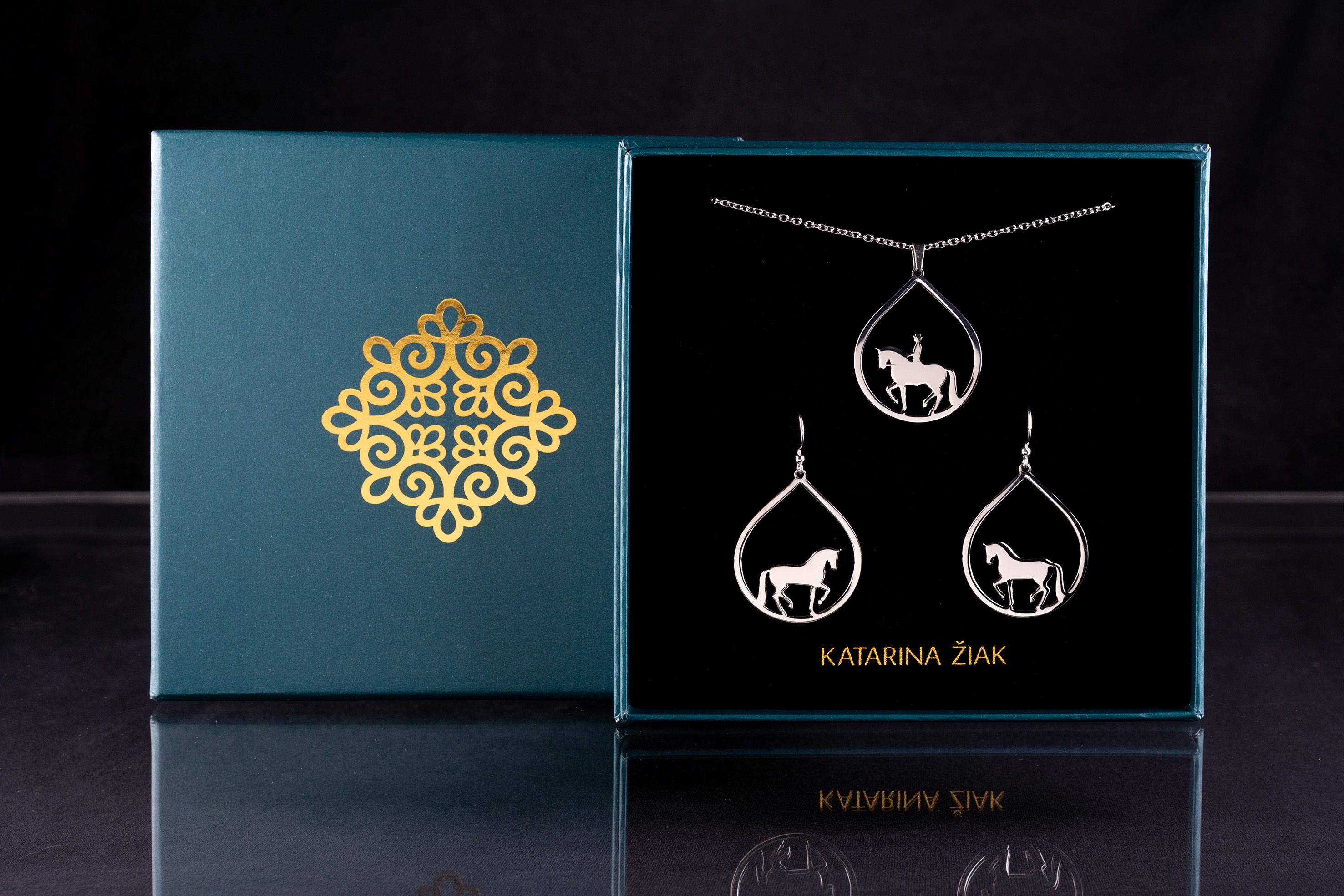 Prívesok jazdec slza