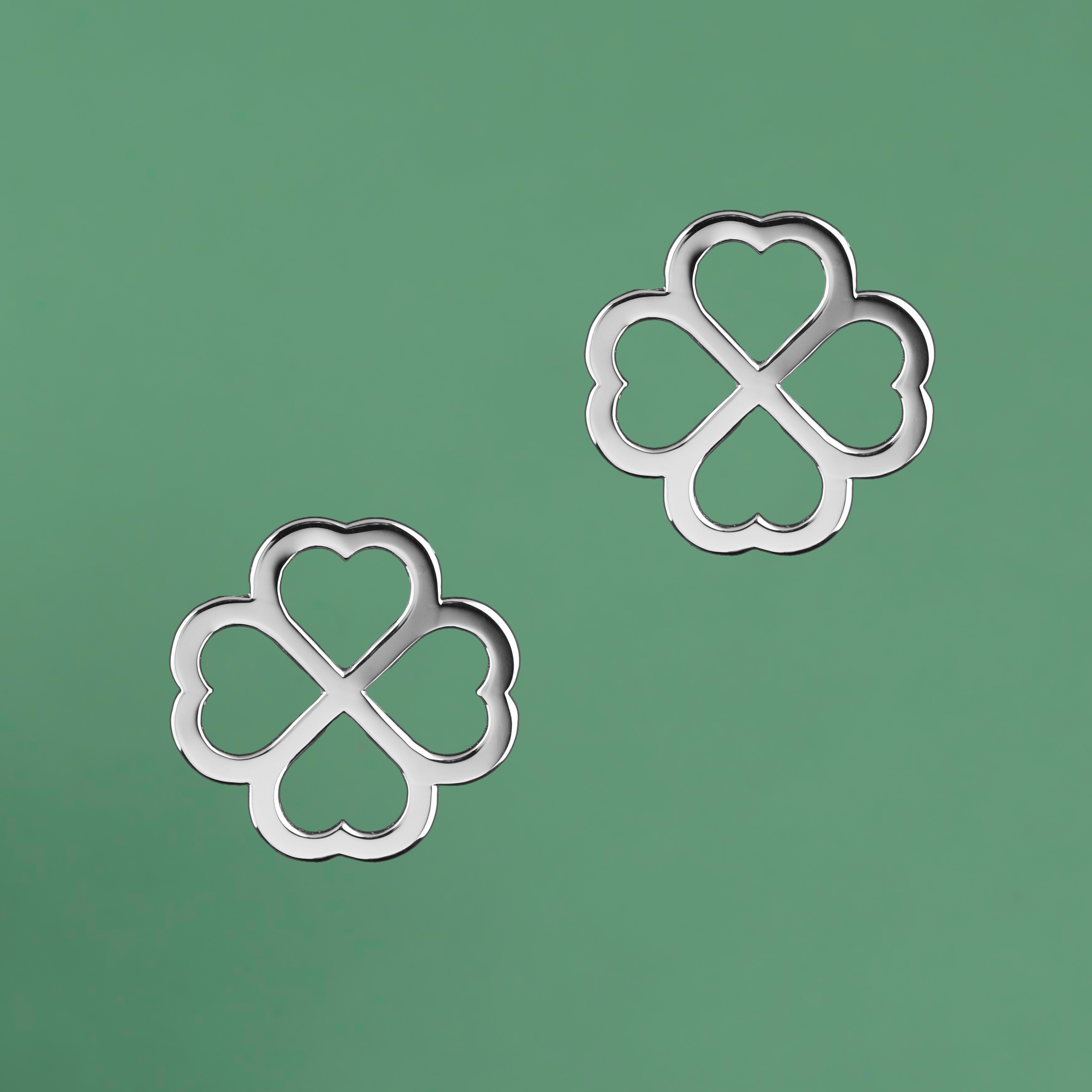 Napichovacie náušnice štvorlístky