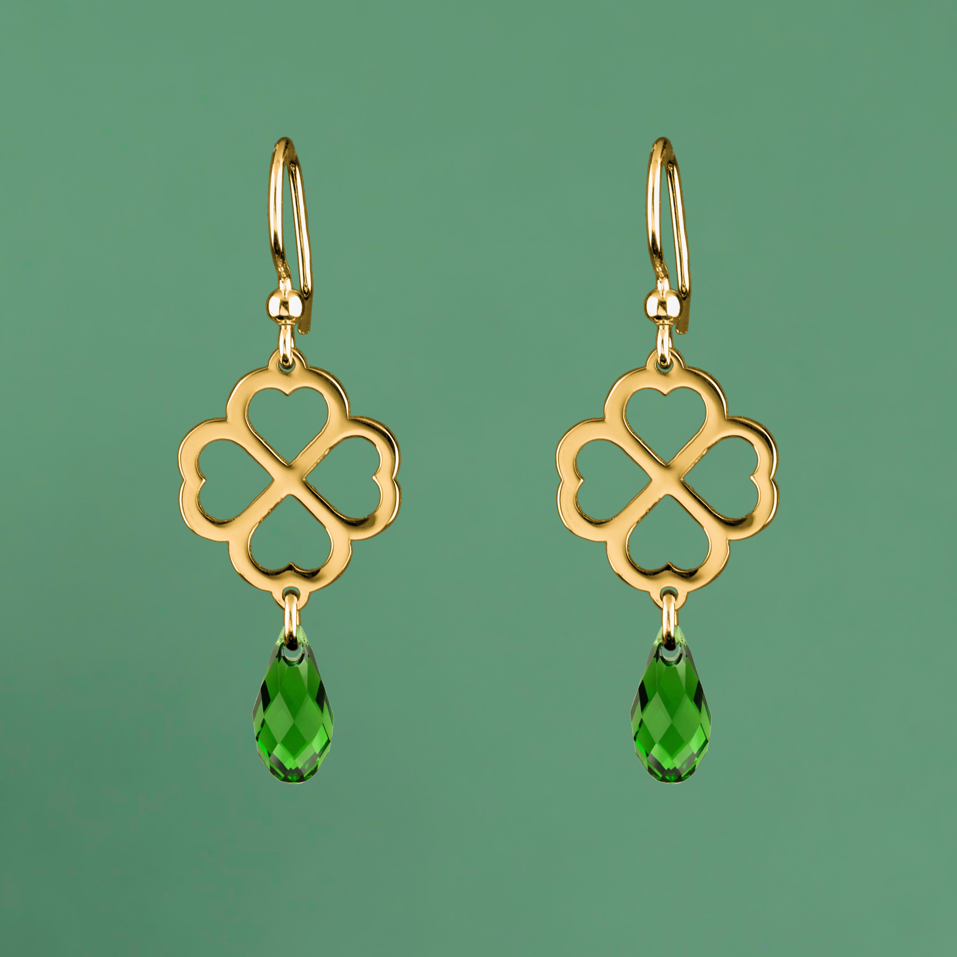 Náušnice Malý kúsok šťastia 6 Swarovski