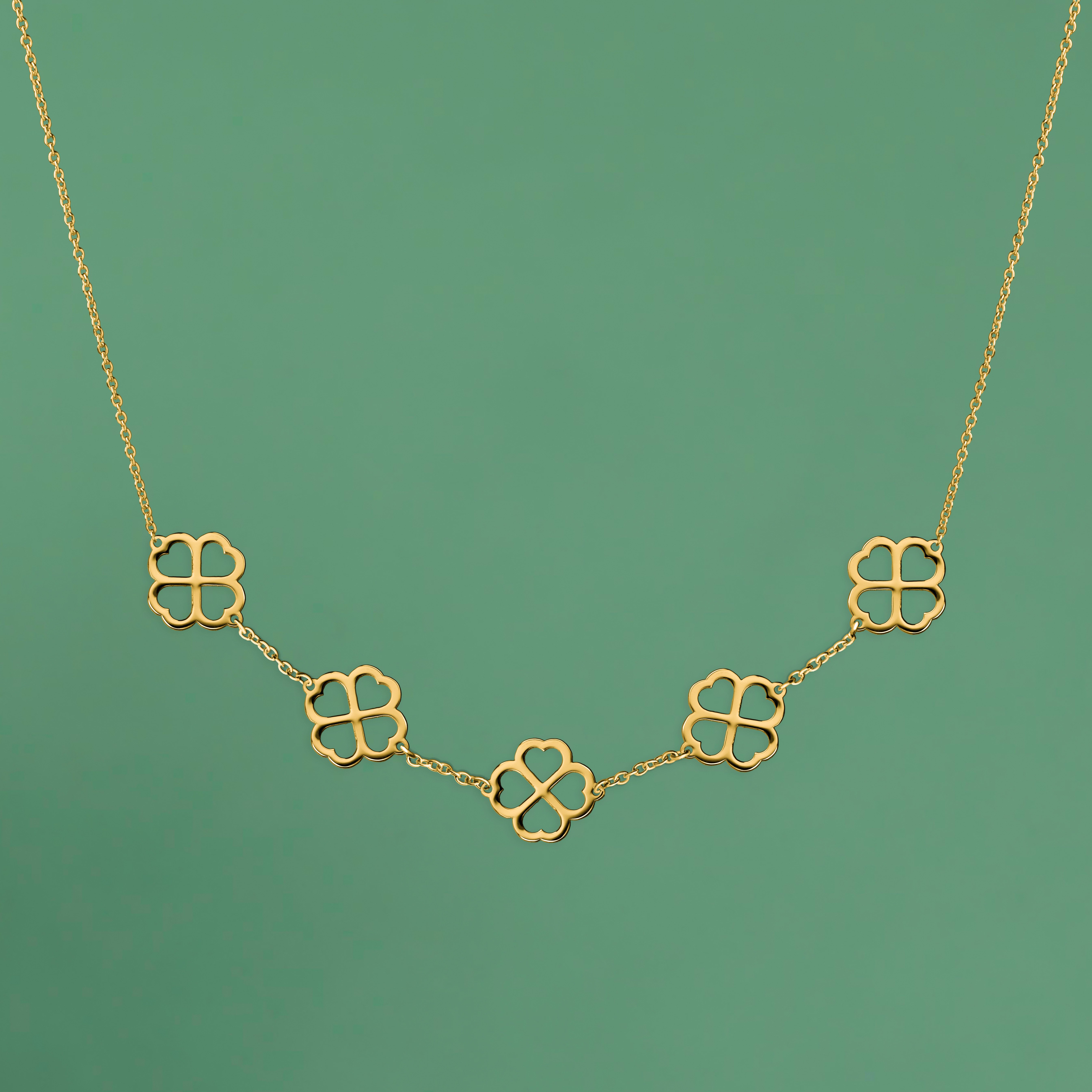 Náhrdelník štvorlístky