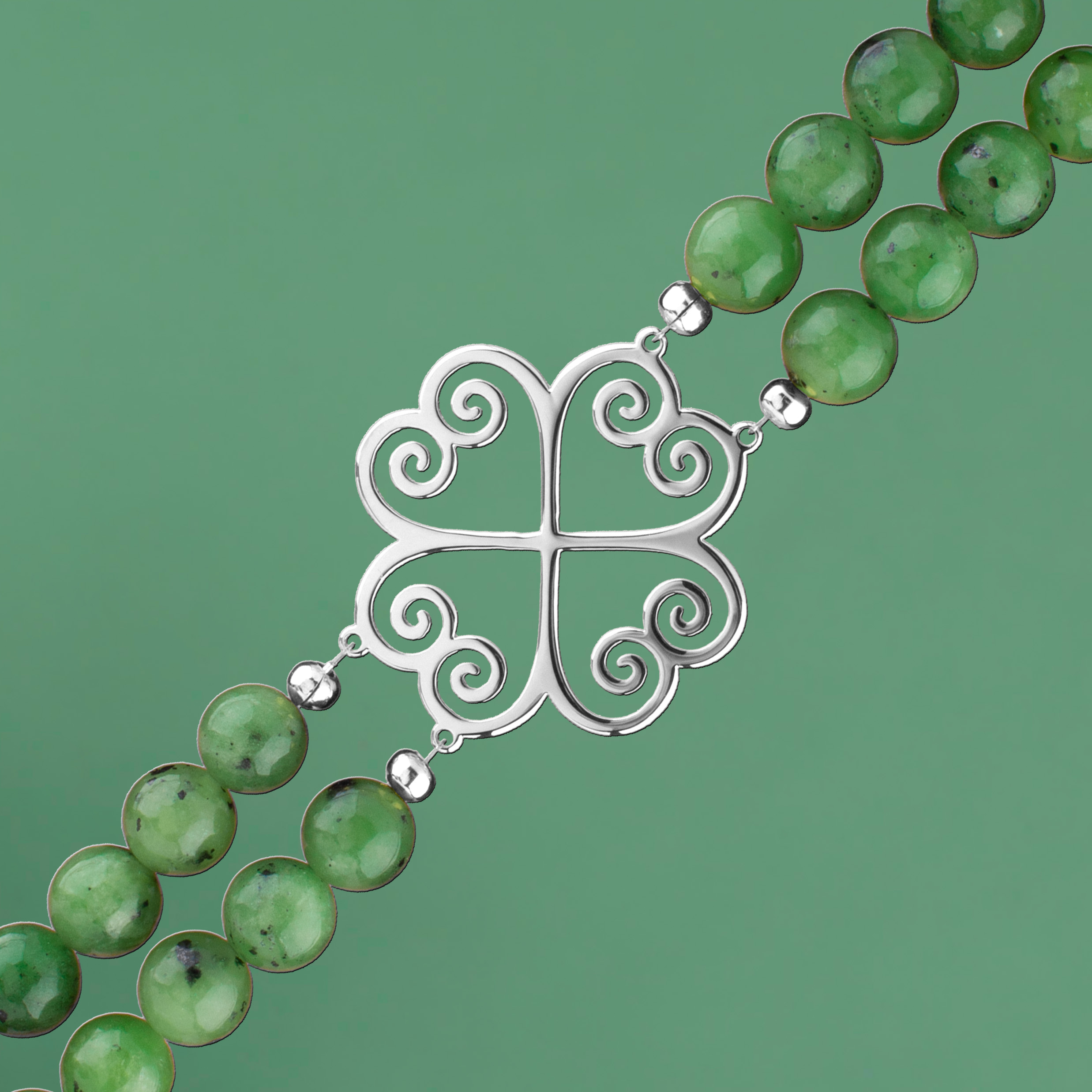 Náramok Malý kúsok šťastia 3 - nefrit