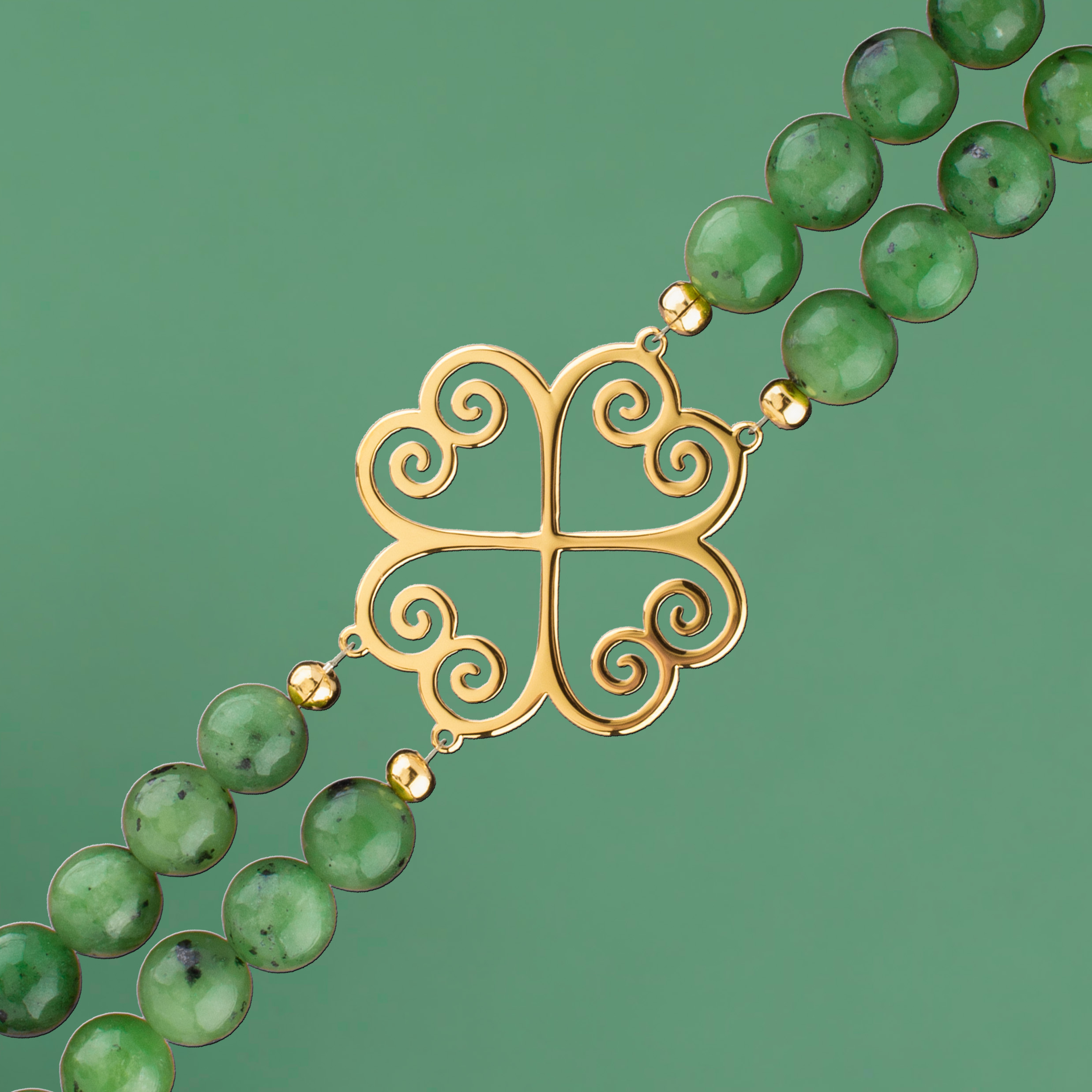 Náramok Malý kúsok šťastia 3 - nefrit