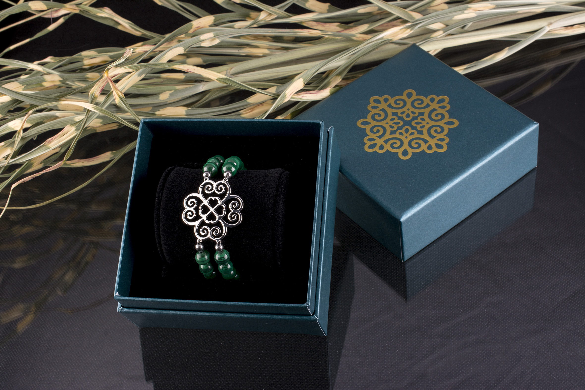 Náramok Malý kúsok šťastia 5 - malachit