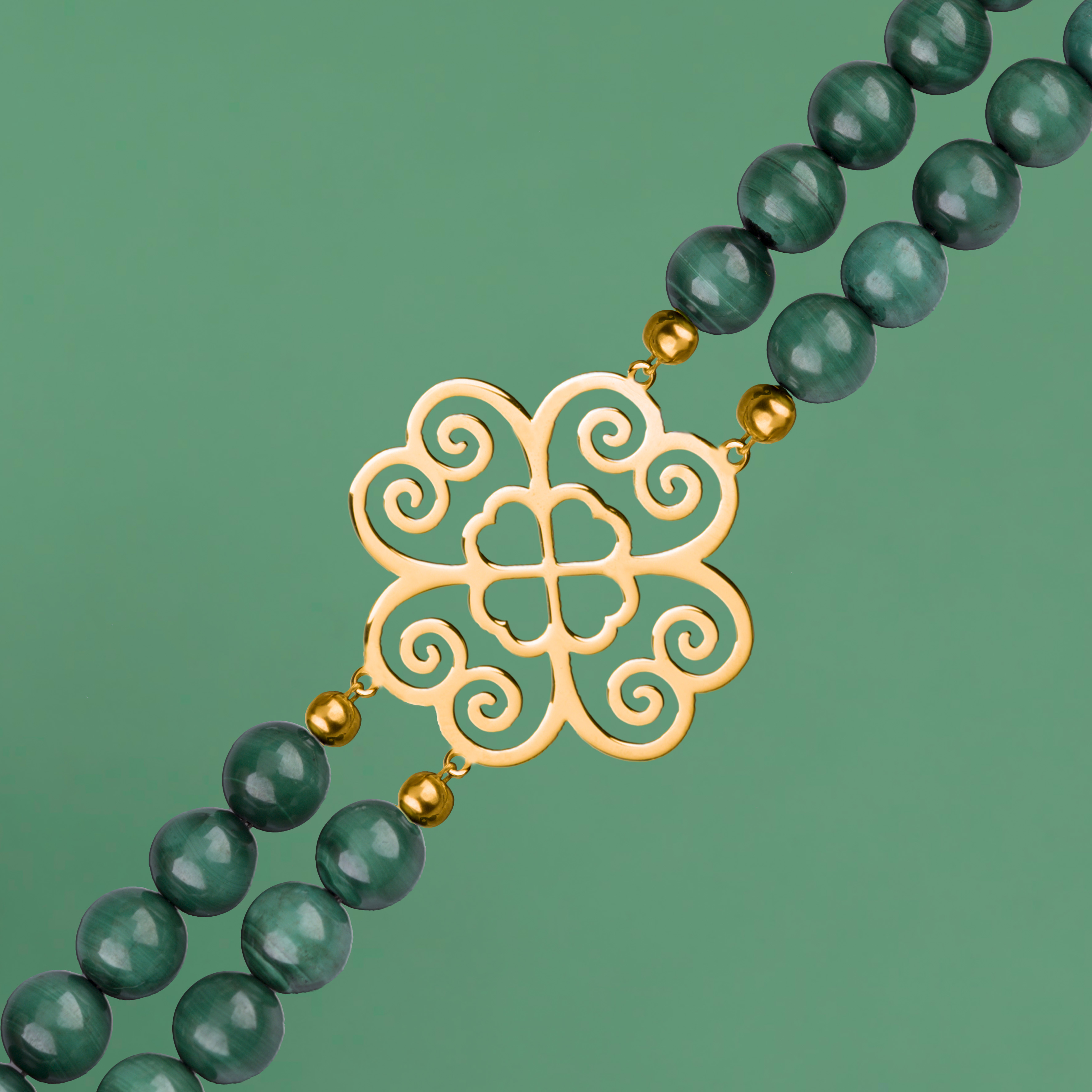 Náramok Malý kúsok šťastia 5 - malachit