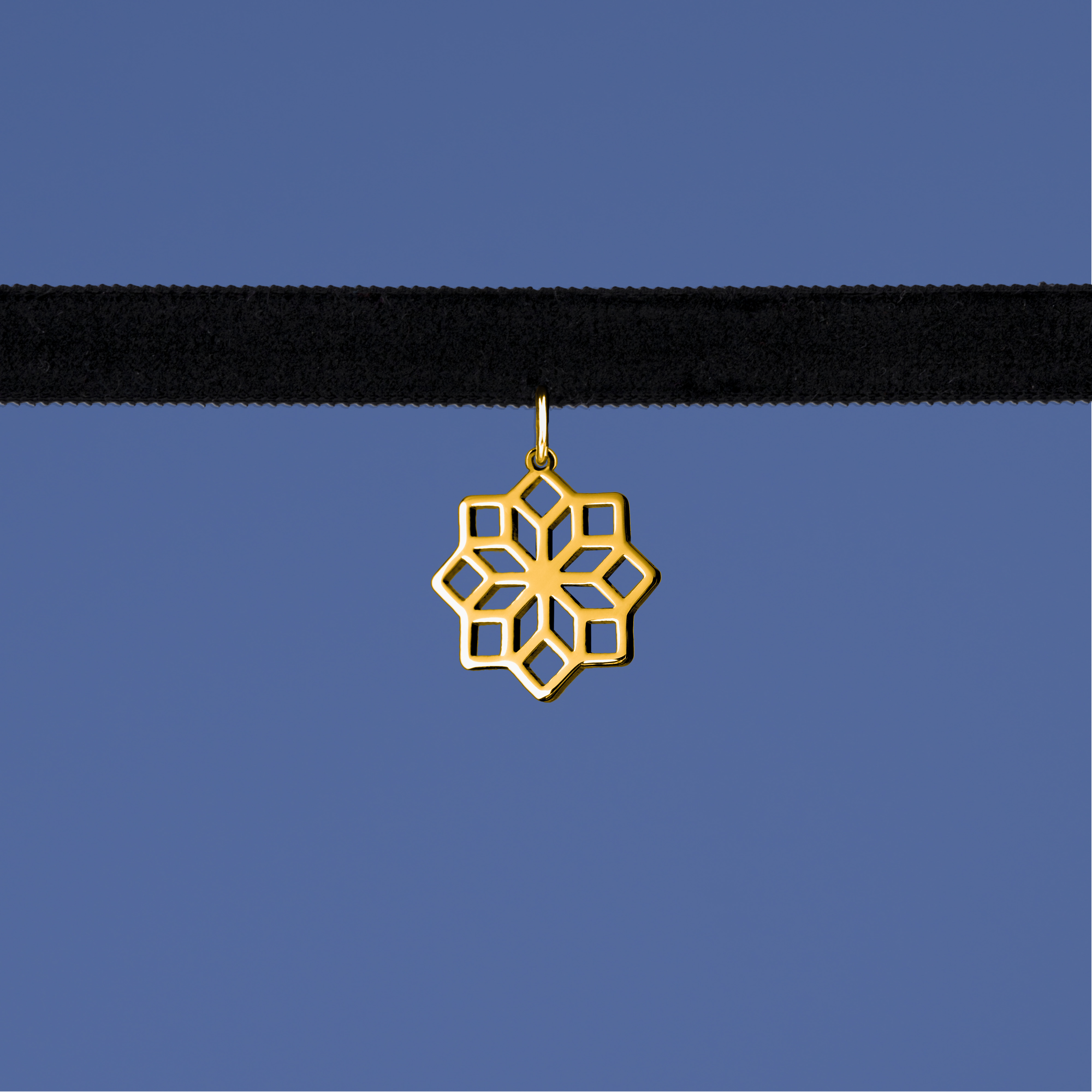 Náhrdelník choker hviezda