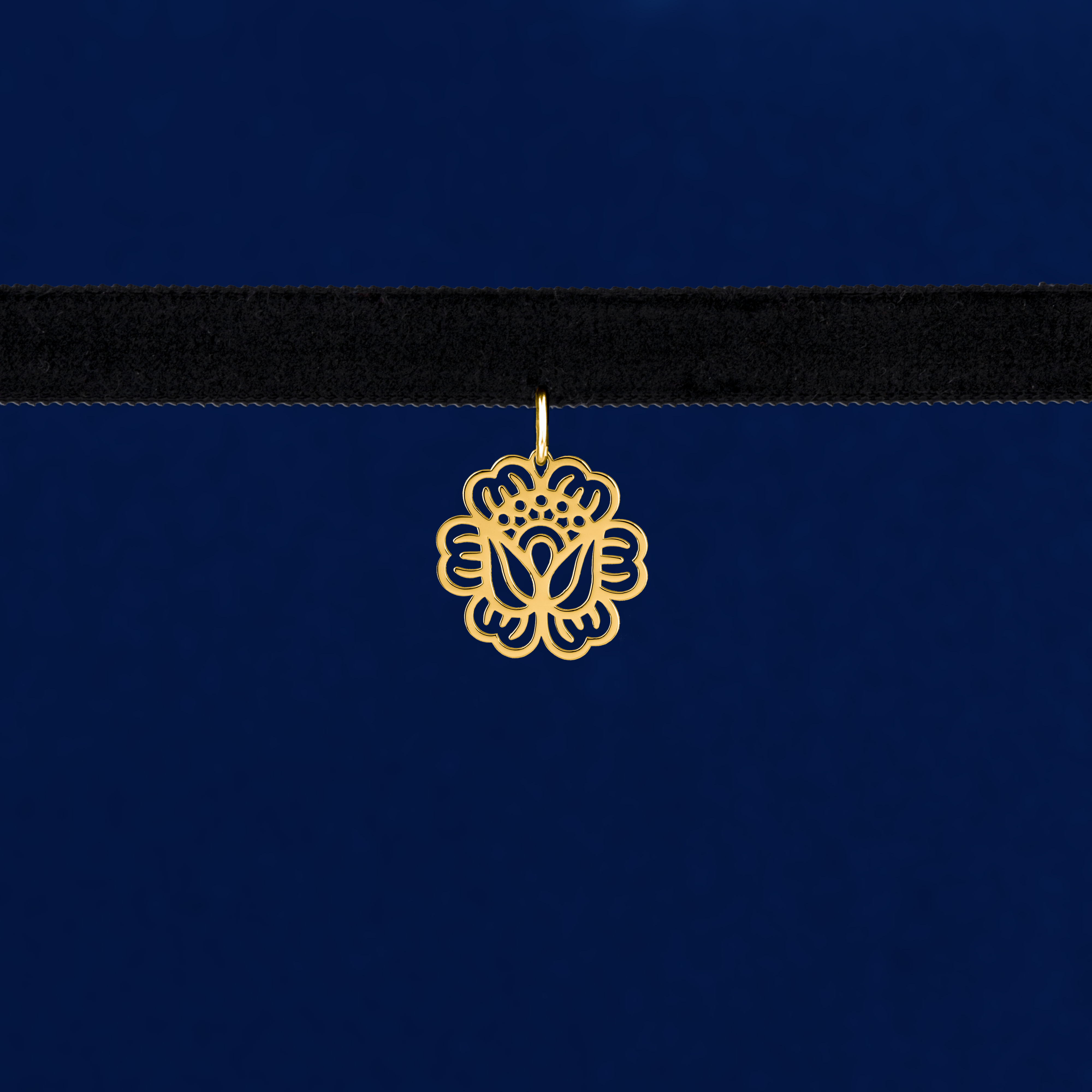 Náhrdelník choker mak 1