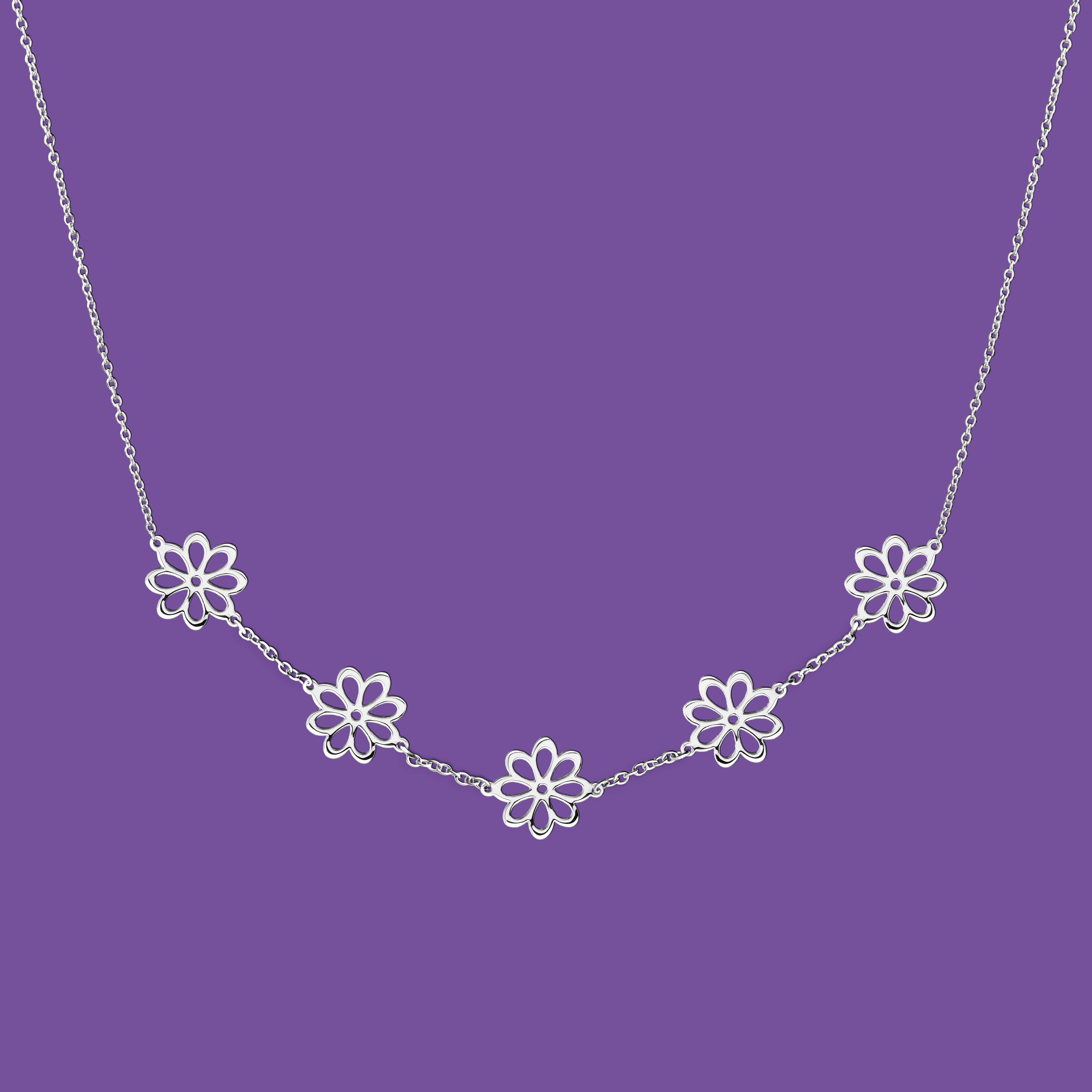 Náhrdelník kvietky margaréty