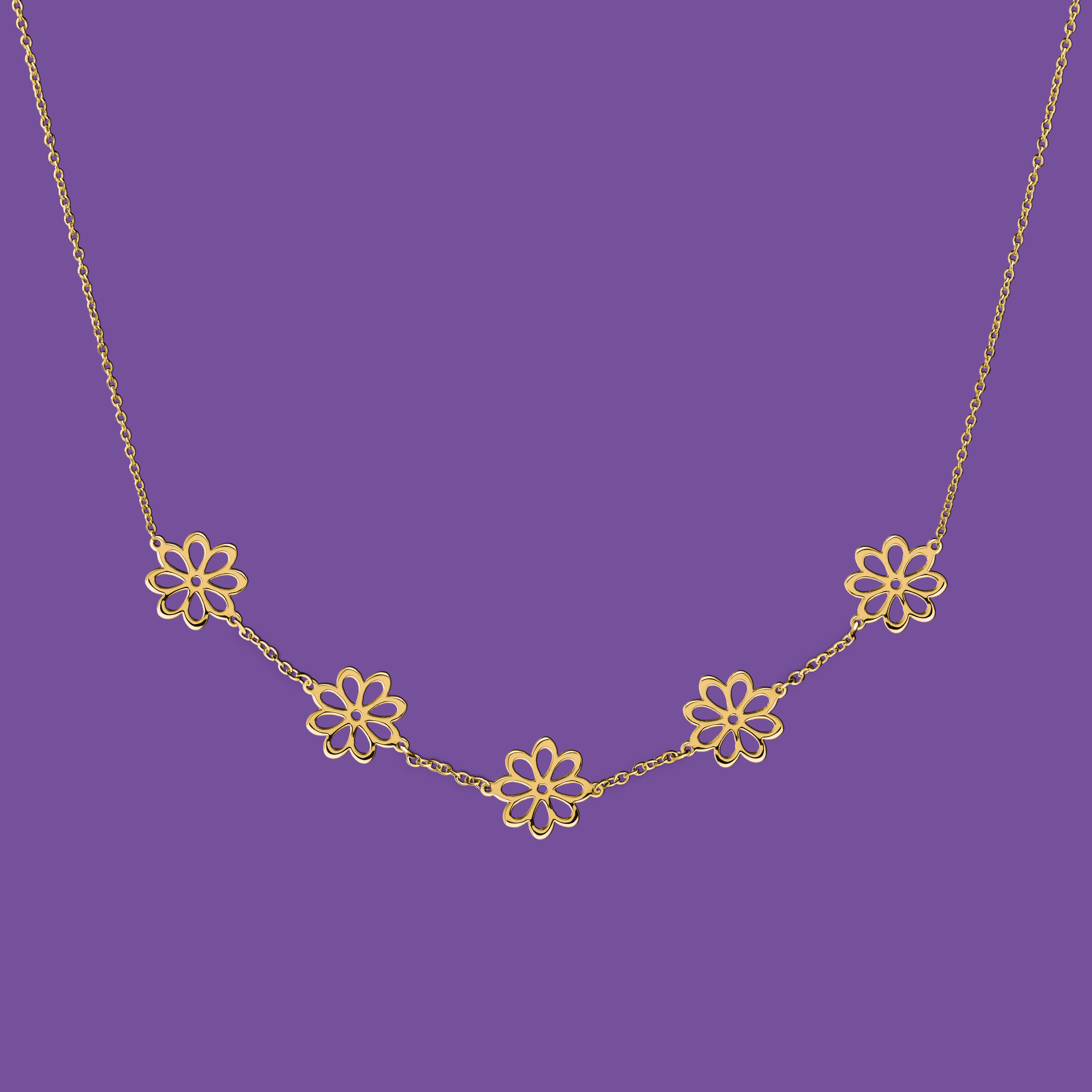 Náhrdelník kvietky margaréty