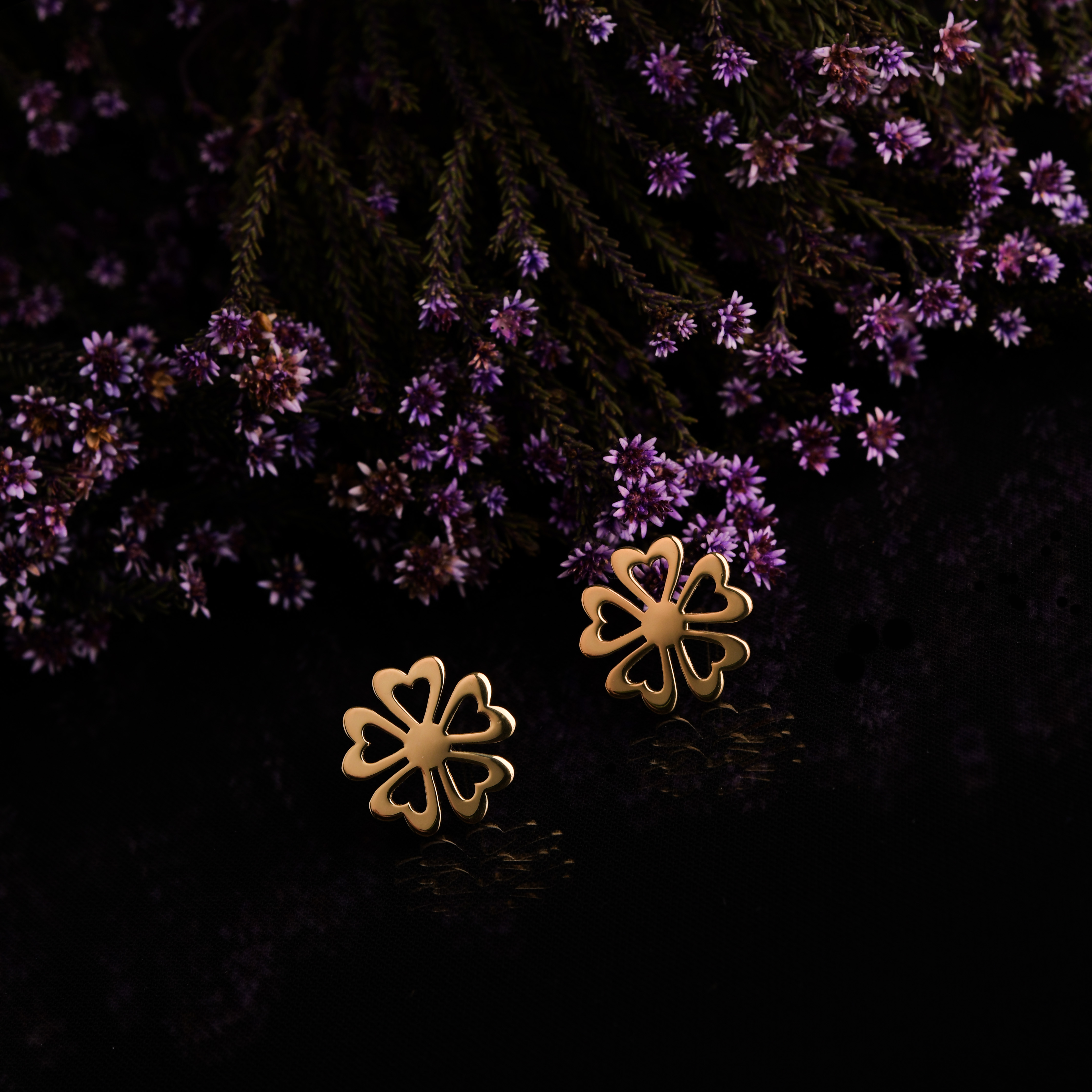 Napichovacie náušnice kvietok vajnory 1