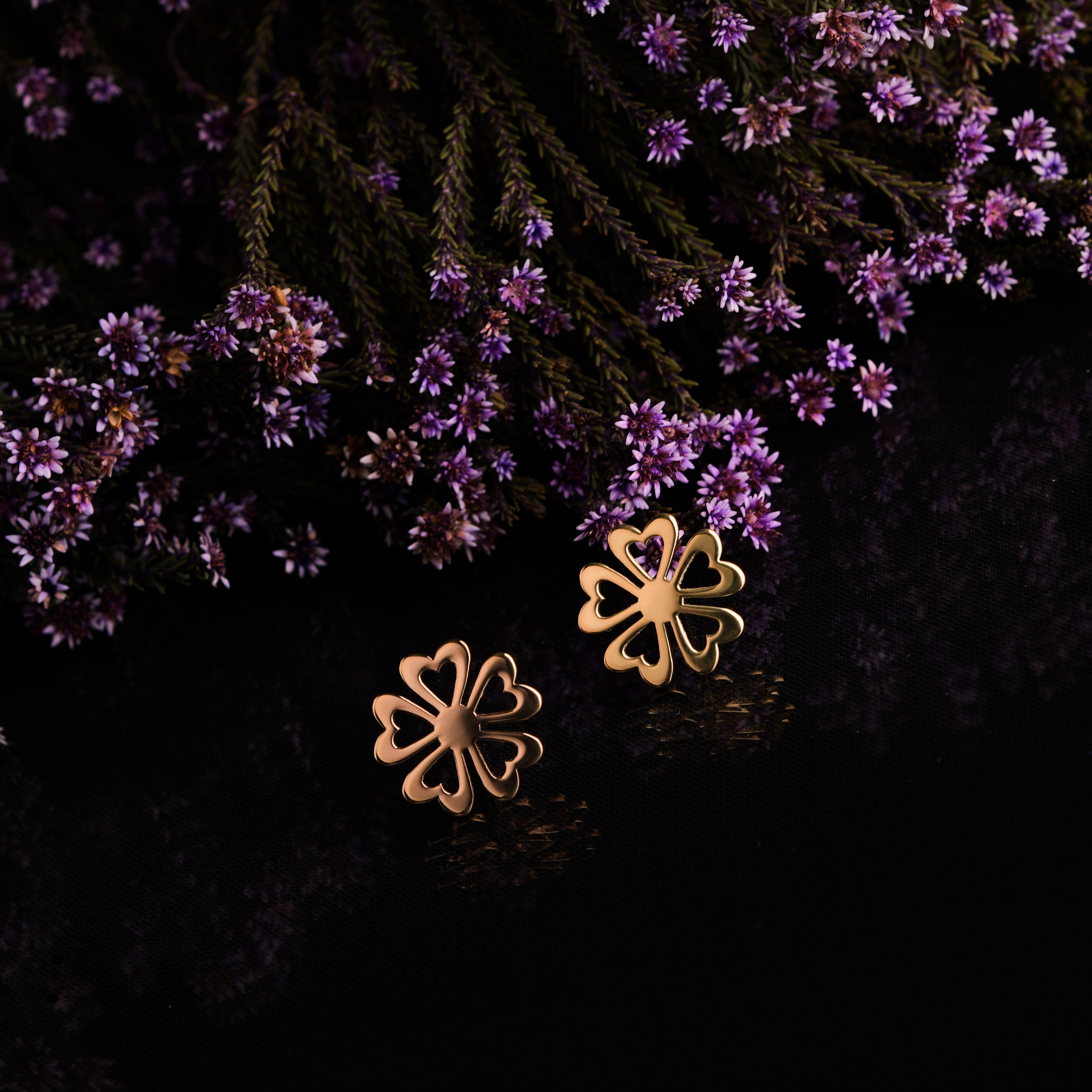 Napichovacie náušnice kvietok vajnory 1