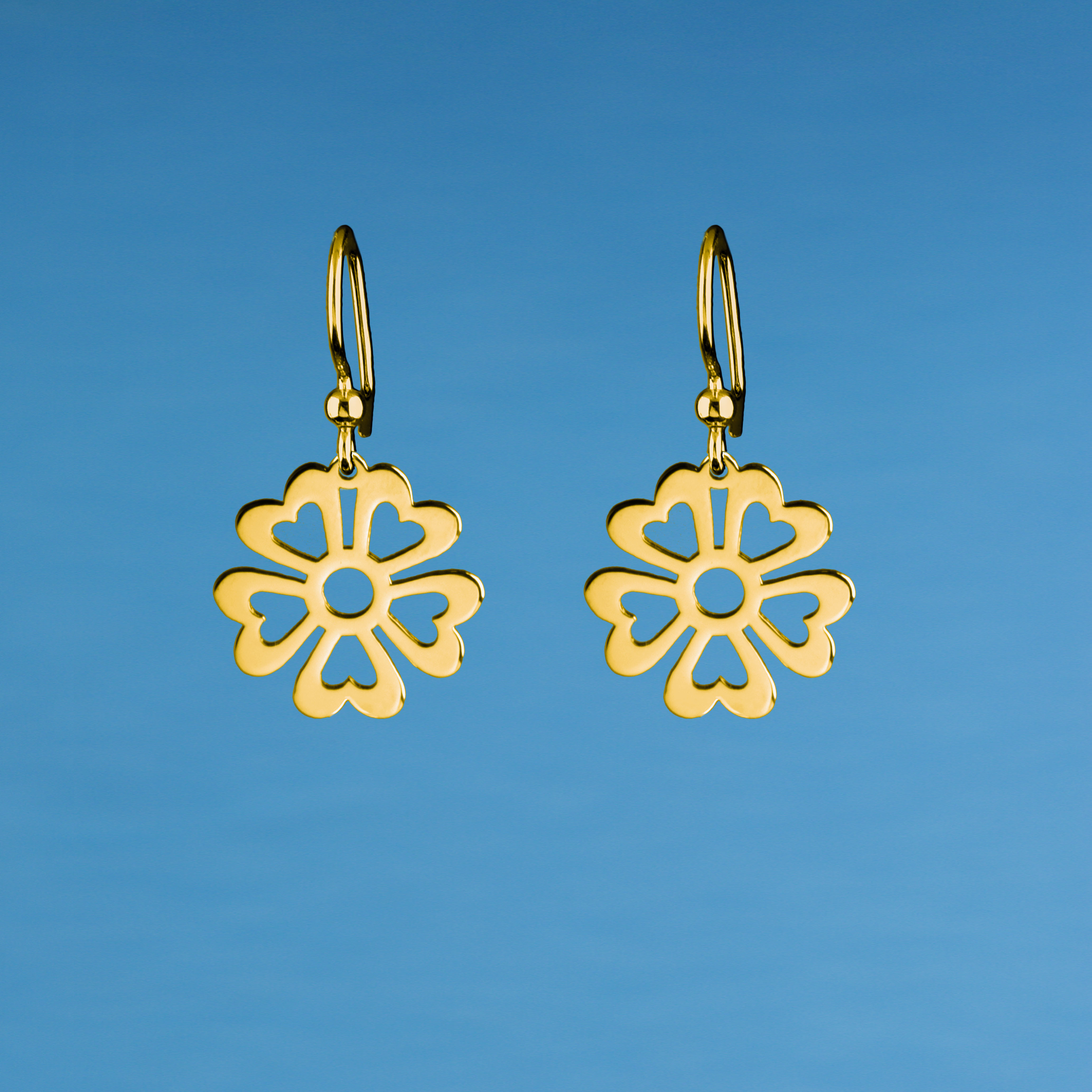 Náušnice kvietok vajnory