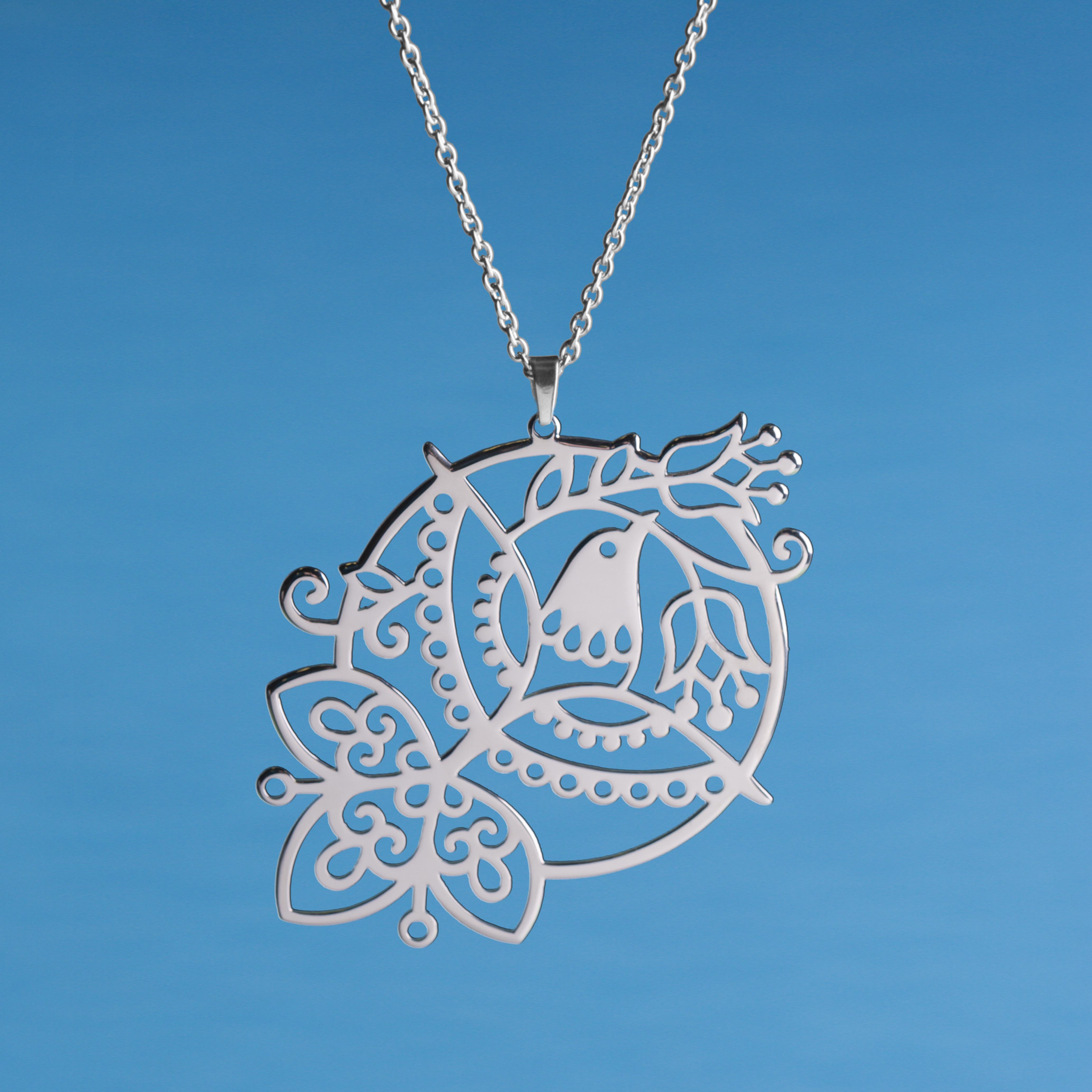 Prívesok vtáčik vajnory - kruh 2