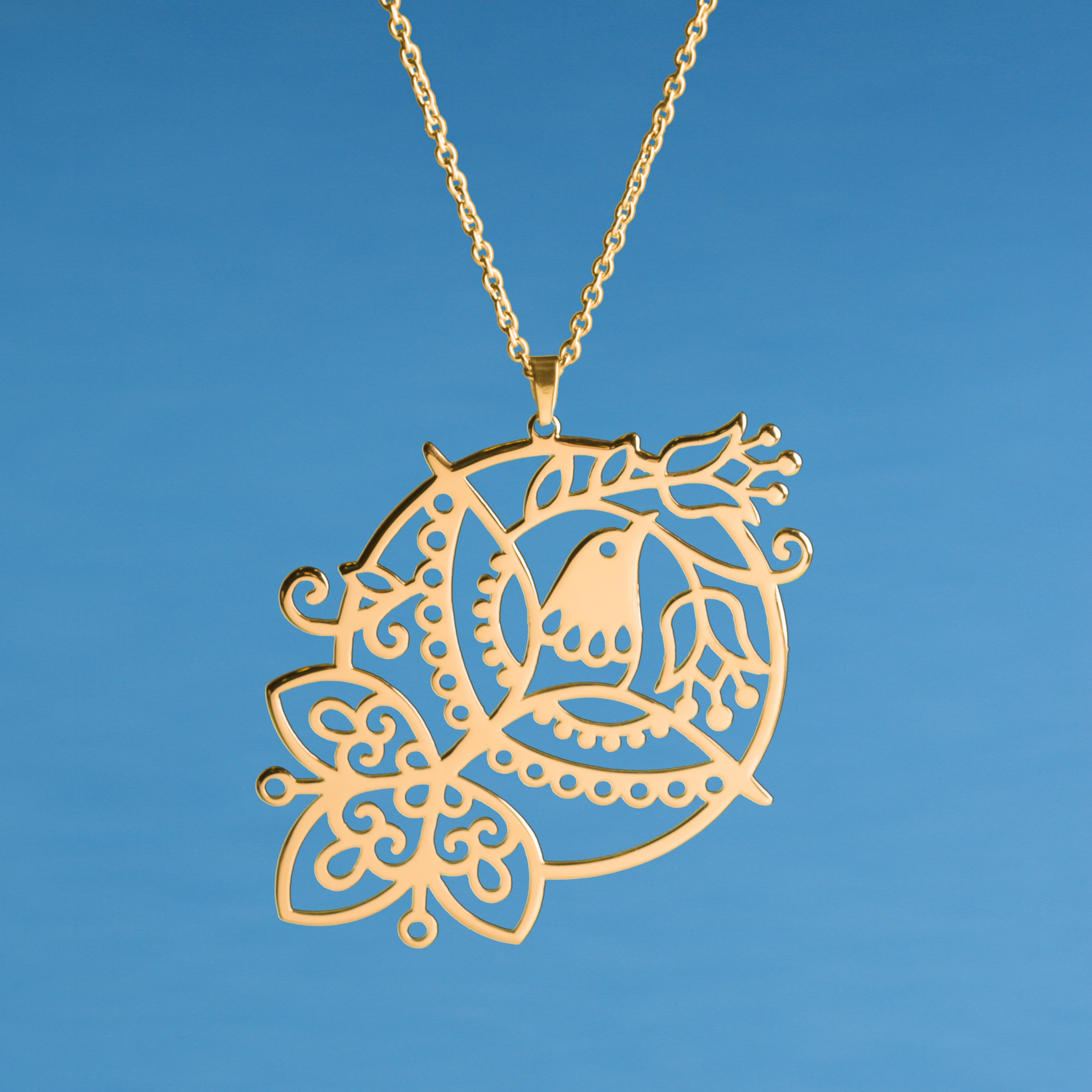 Prívesok vtáčik vajnory - kruh 2