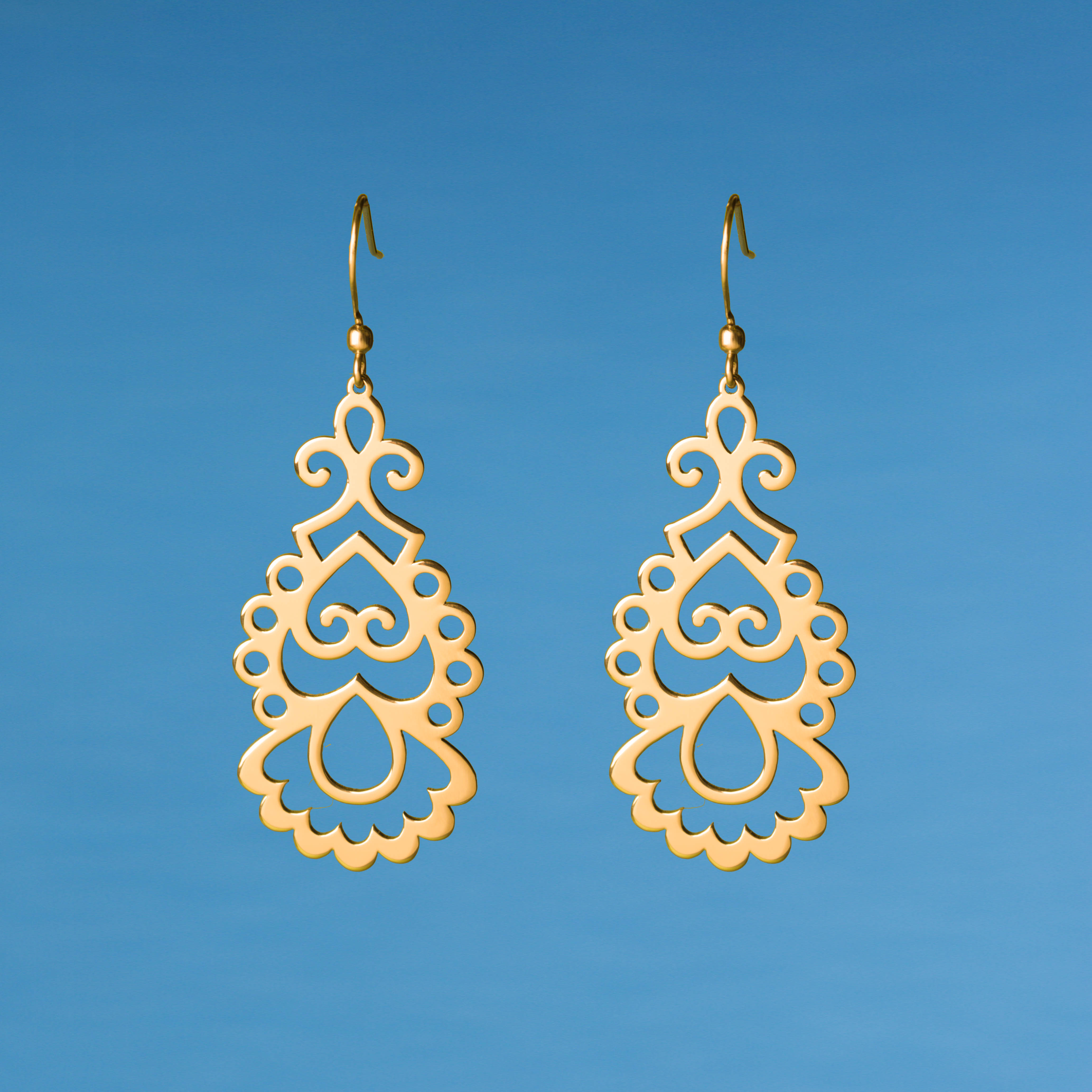 Náušnice vajnorský ornament 2