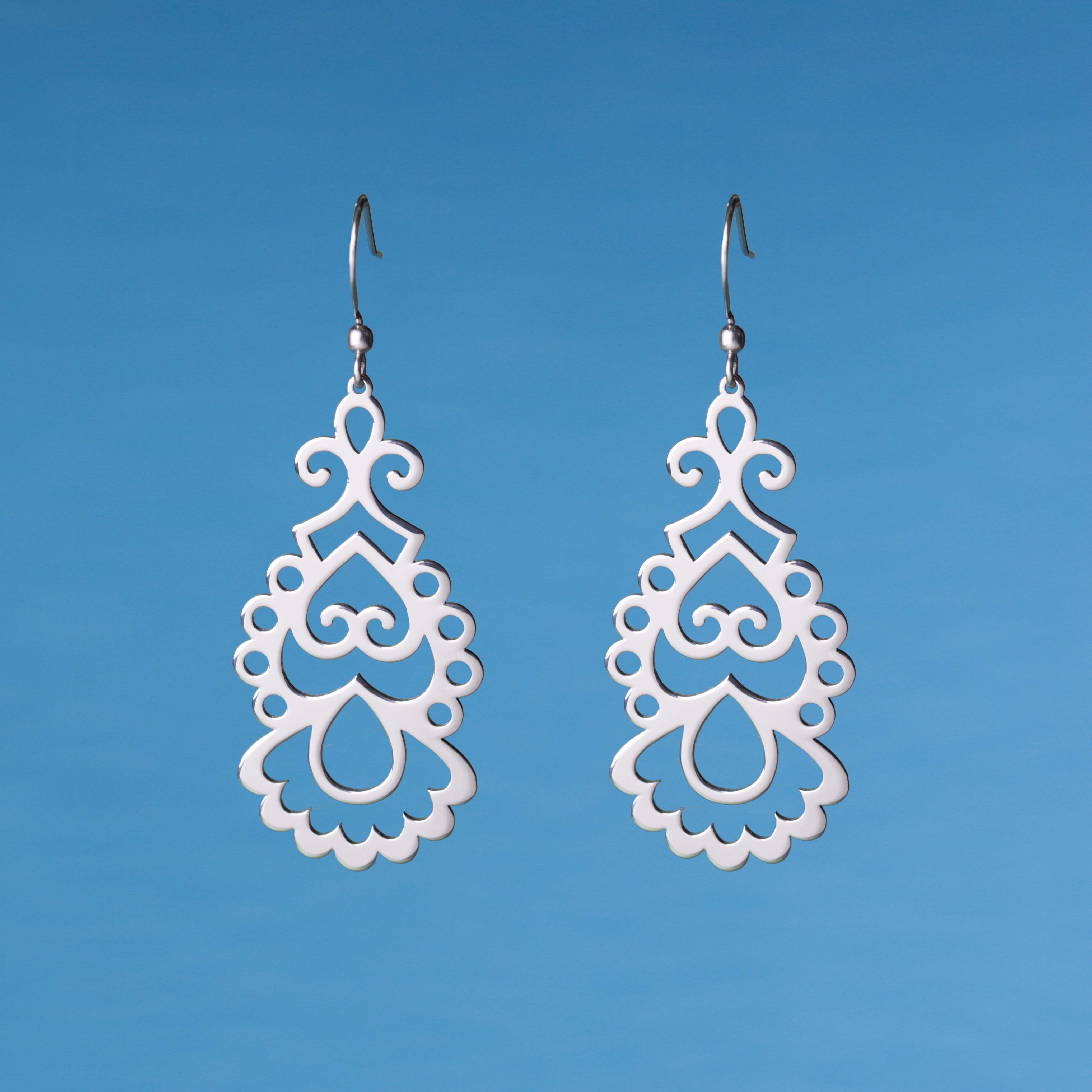 Náušnice vajnorský ornament 2