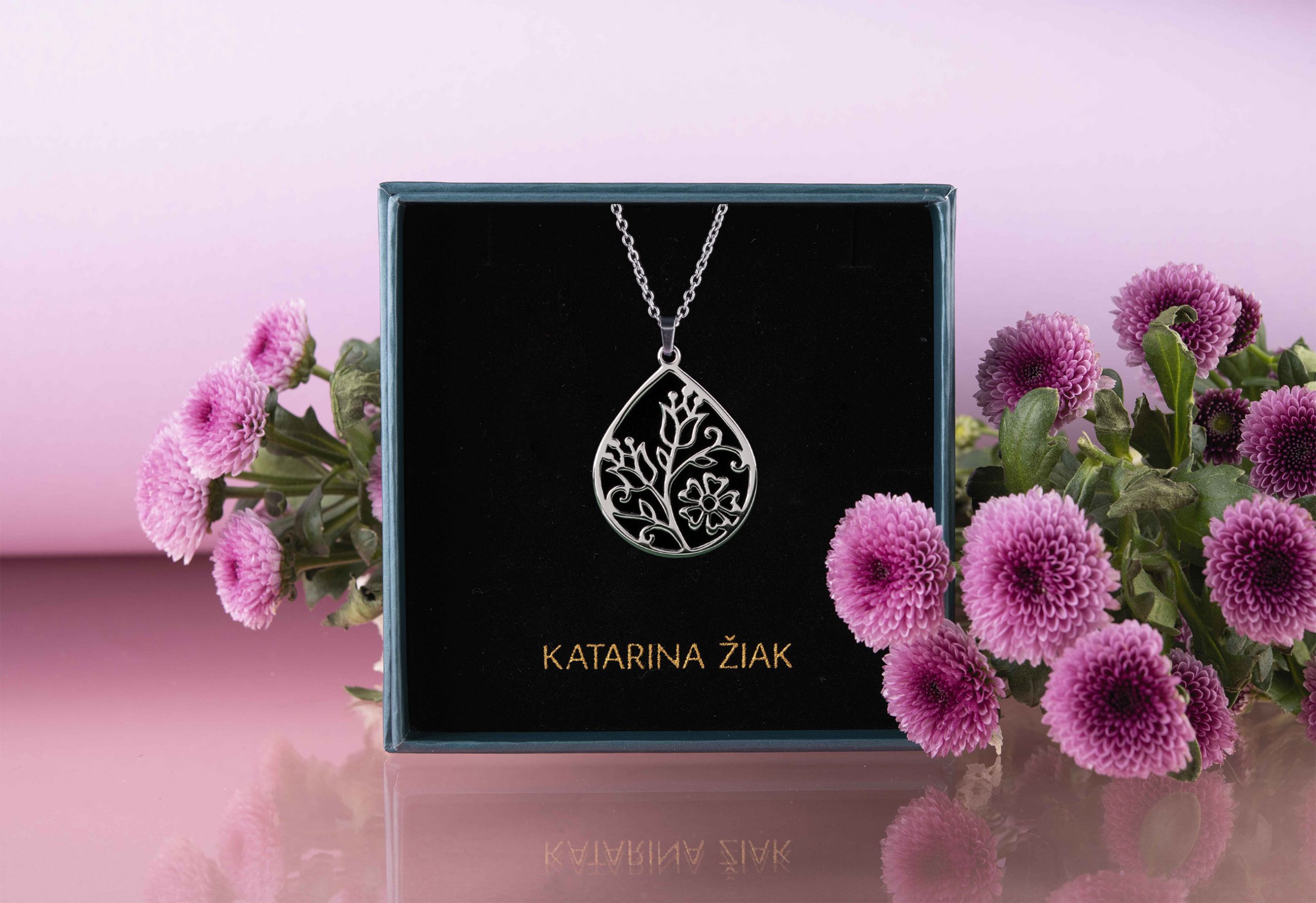 Prívesok vajnorské kvety - slza