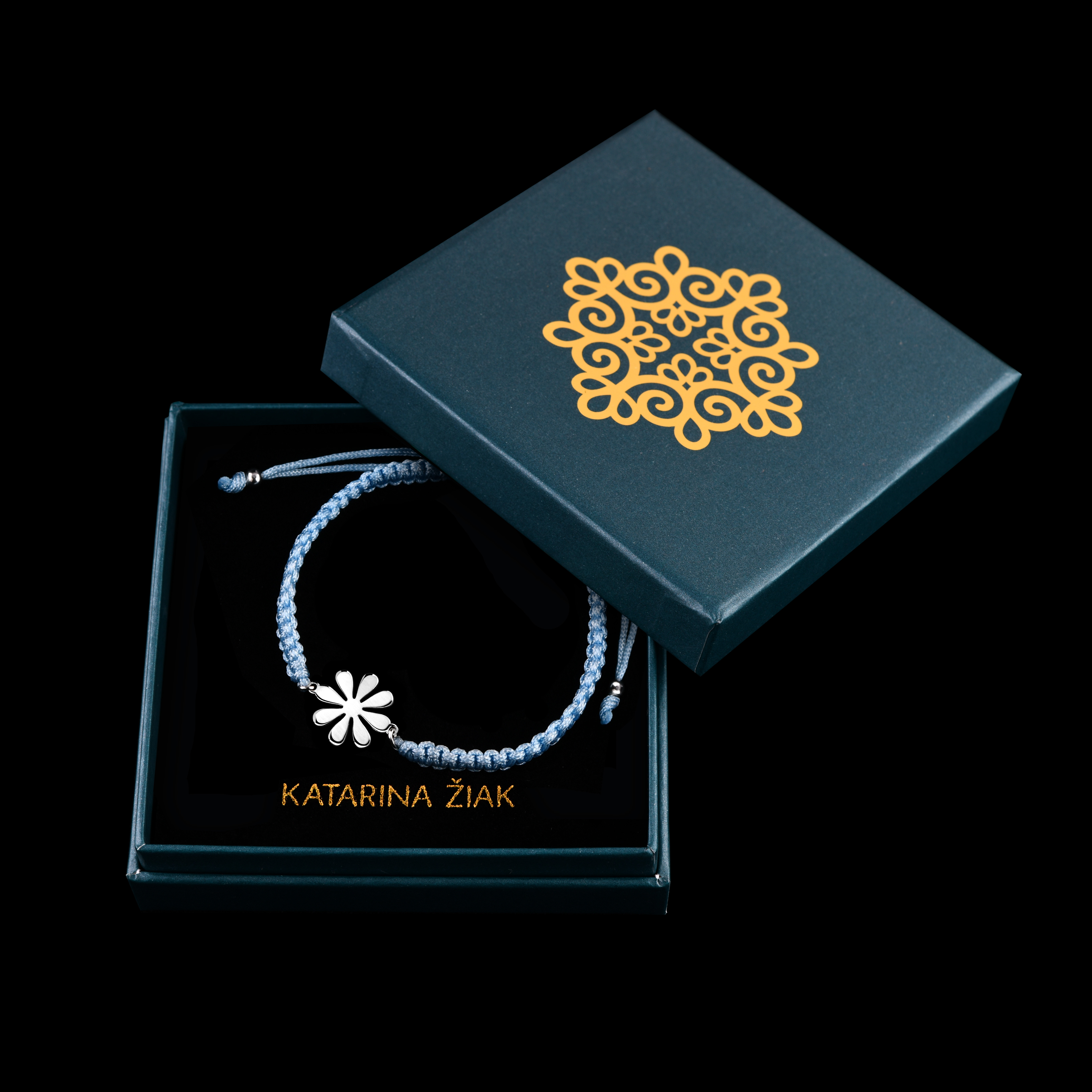 Náramok trakovický kvietok 1 - šnúrka