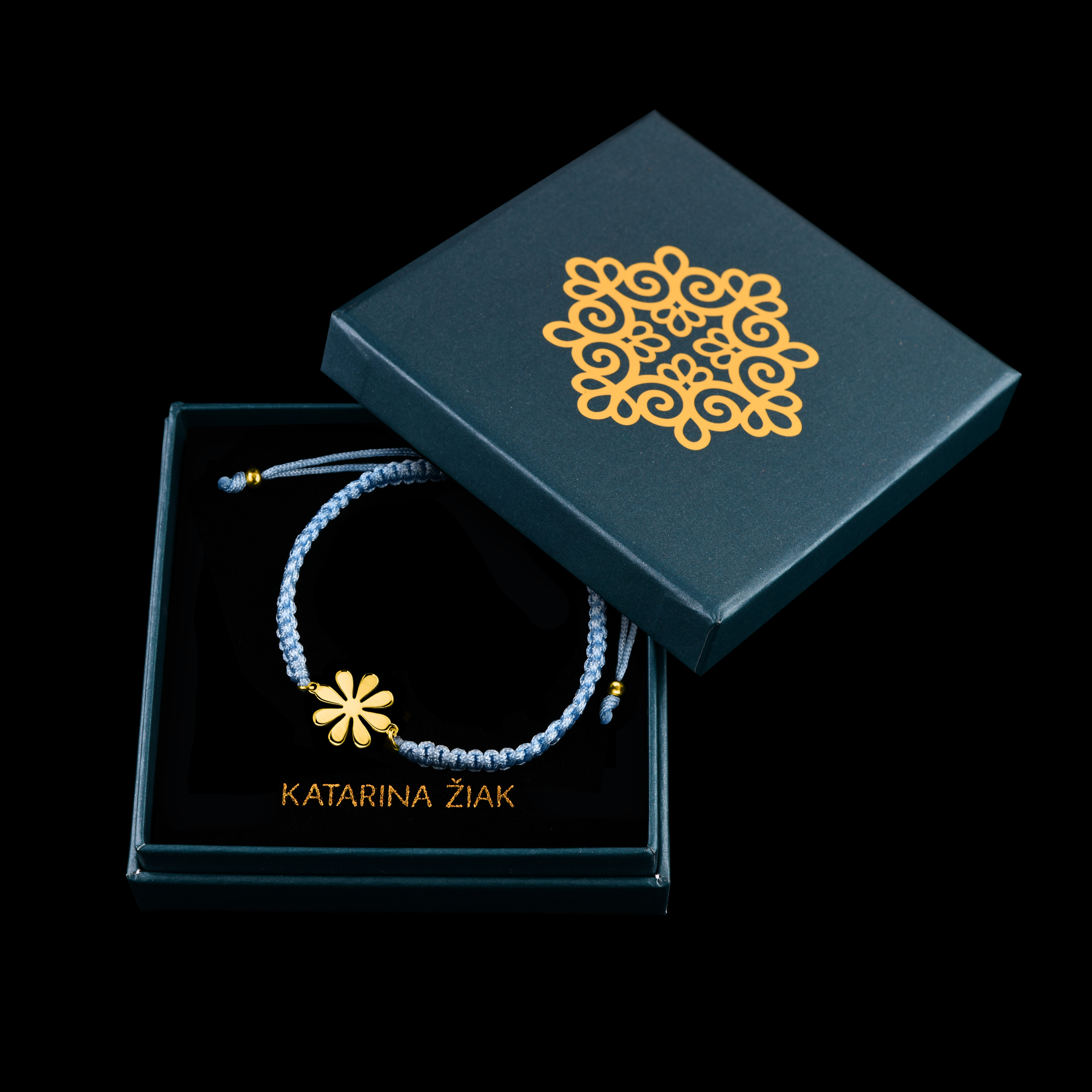 Náramok trakovický kvietok 1 - šnúrka