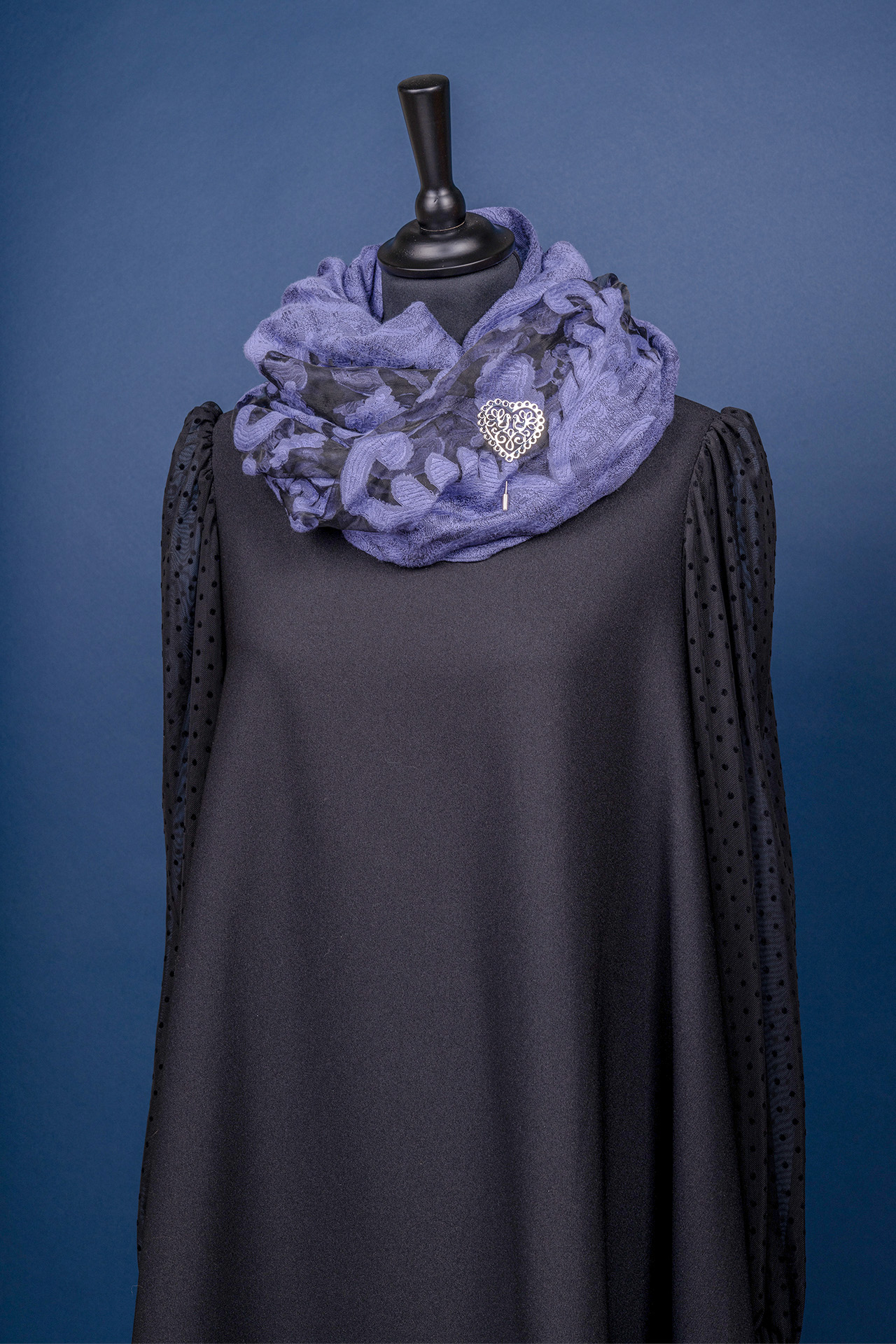 Brošňa srdce holubičky